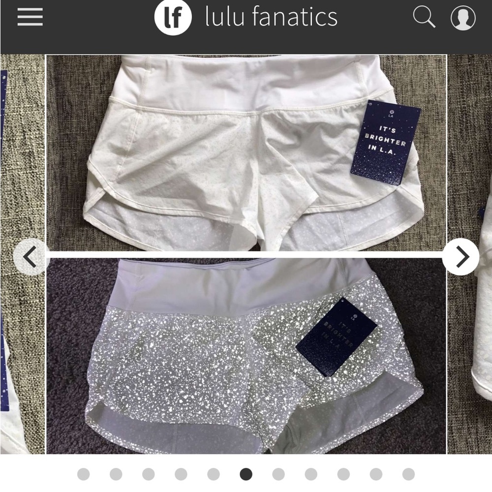 Lululemon Speed Short *Splatter - Picture 2 of 6